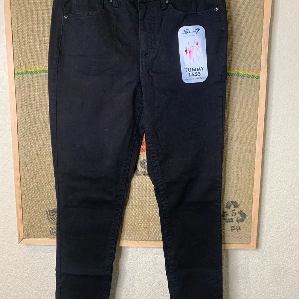 7 For All Mankind Black Denim Jeans